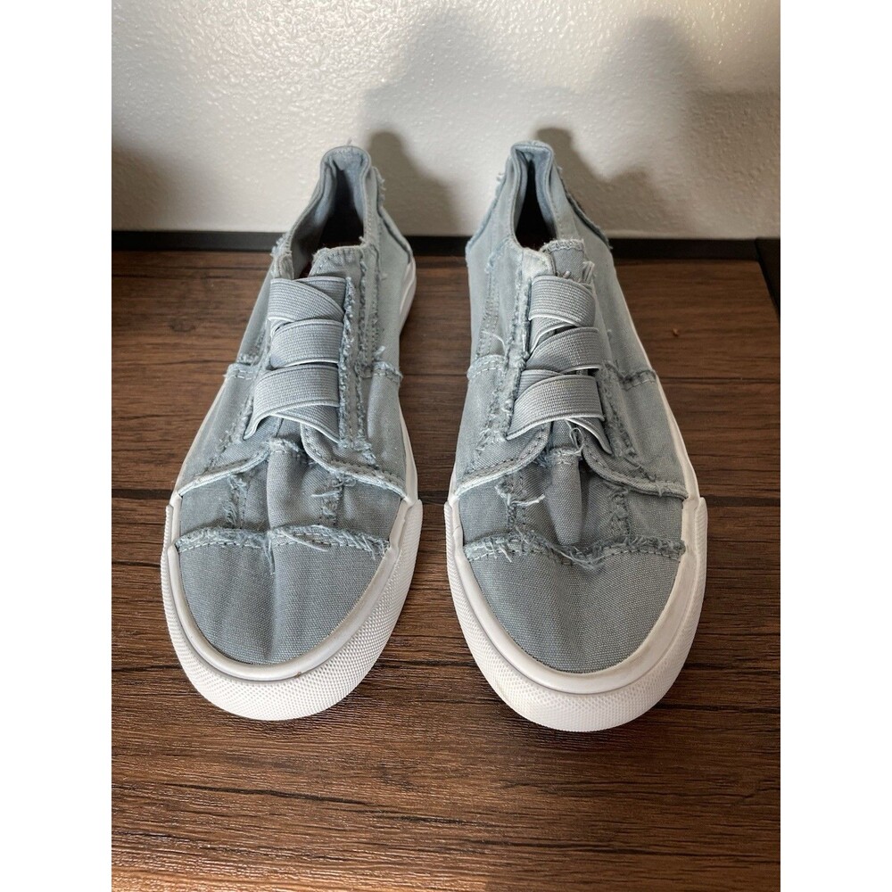 Blowfish Malibu Gray Colorwashed Canvas Size 7